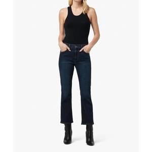 NEW JOE'S JEANS fowler callie high rise cropped bootcut jeans in blue